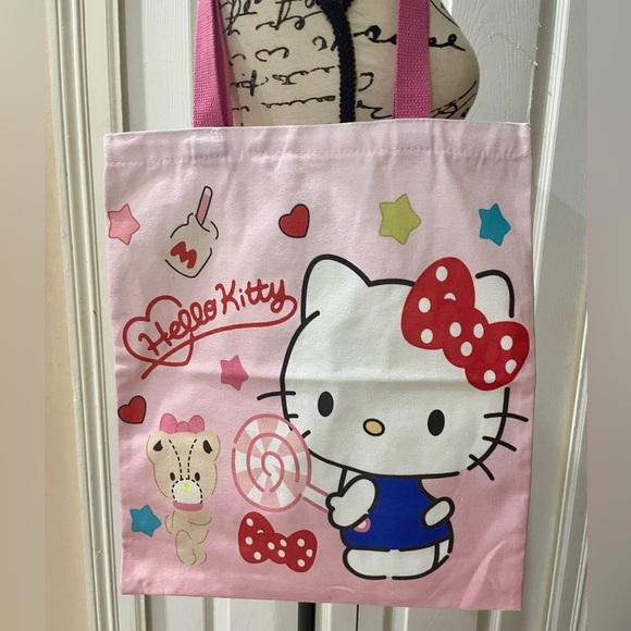 HELLO KITTY CANVAS TOTE BAG - Picture 4 of 7